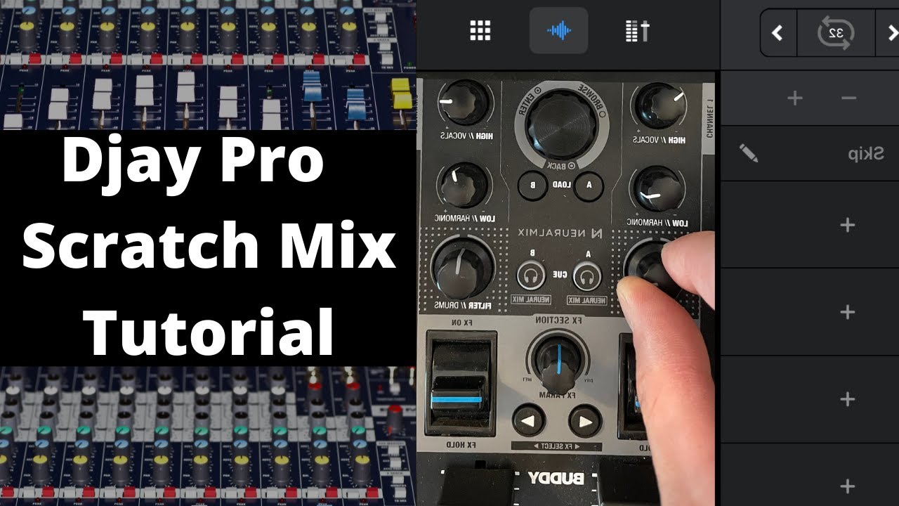Djay Pro Advanced transitions | Scratch Mix Tutorial