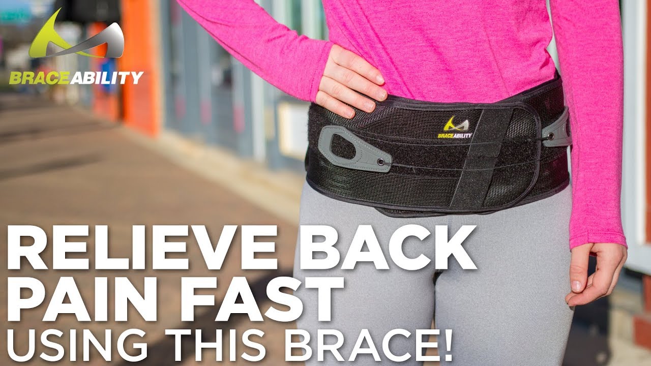 How to Relieve Back Pain Instantly Using This Back Support Brace