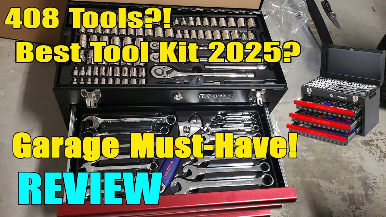 WORKPRO 408-Piece Tool Set Review | Best Mechanics Tool Kit 2025?