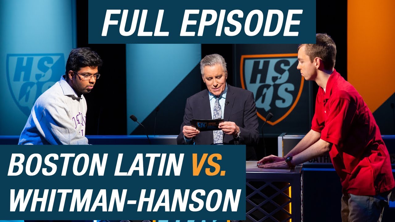 Boston Latin vs. Whitman-Hanson | Qualifying Round | High School Quiz Show (1104)