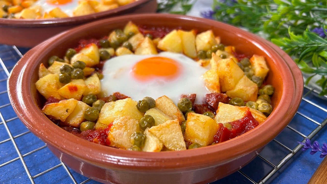 HUEVOS A LA FLAMENCA 🌟 Receta f&aacute;cil y DELICIOSA