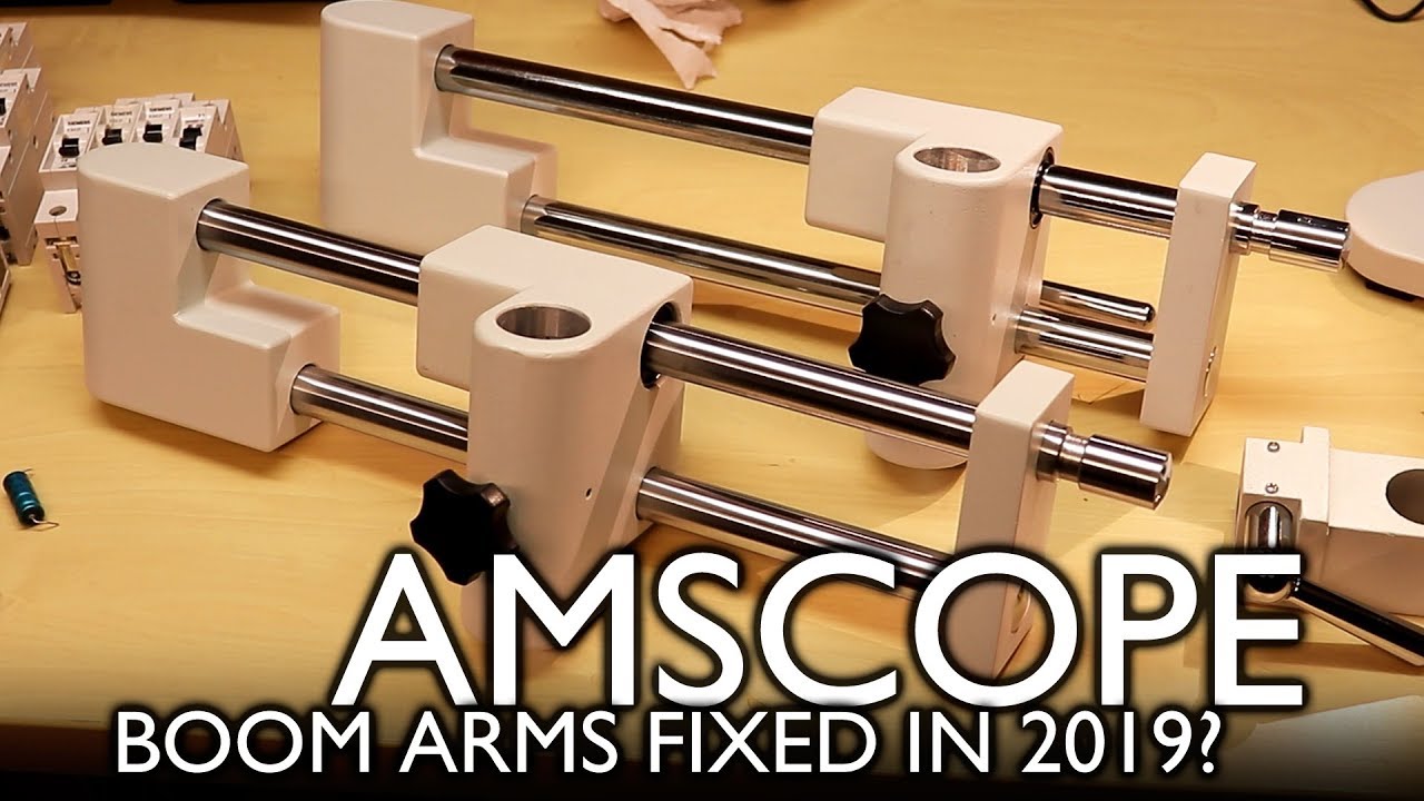 Have Amscope finally fixed  their boom arms?