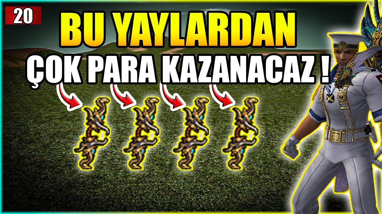 BU YAYLARDAN ÇOK PARA KAZANACAZ ! Epsiz Yardımsız Savaşçı #20 | Metin2 TR Ruby