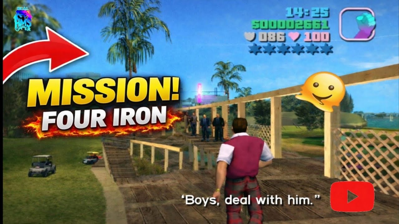 MISSION FOUR IRON 🫠 | GTA VICE CITY #6 #gtavicecity #gameplay