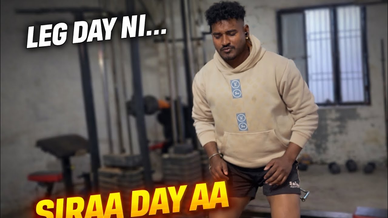 LEG DAY NI… SIRAA DAY AA 🔥😤 | Extreme Leg Workout