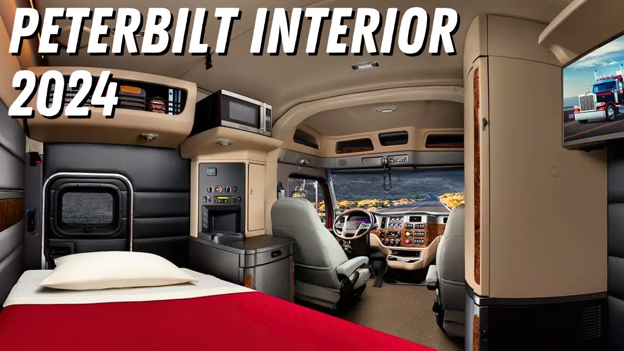 Интерьер нового Peterbilt 589: изысканная классика, неподвластная времени