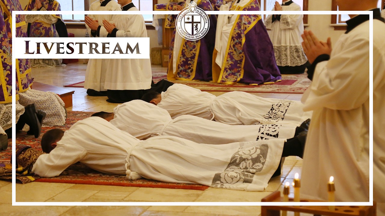 Pontifical High Mass with Ordinations to the Subdiaconate - 3/28/26
