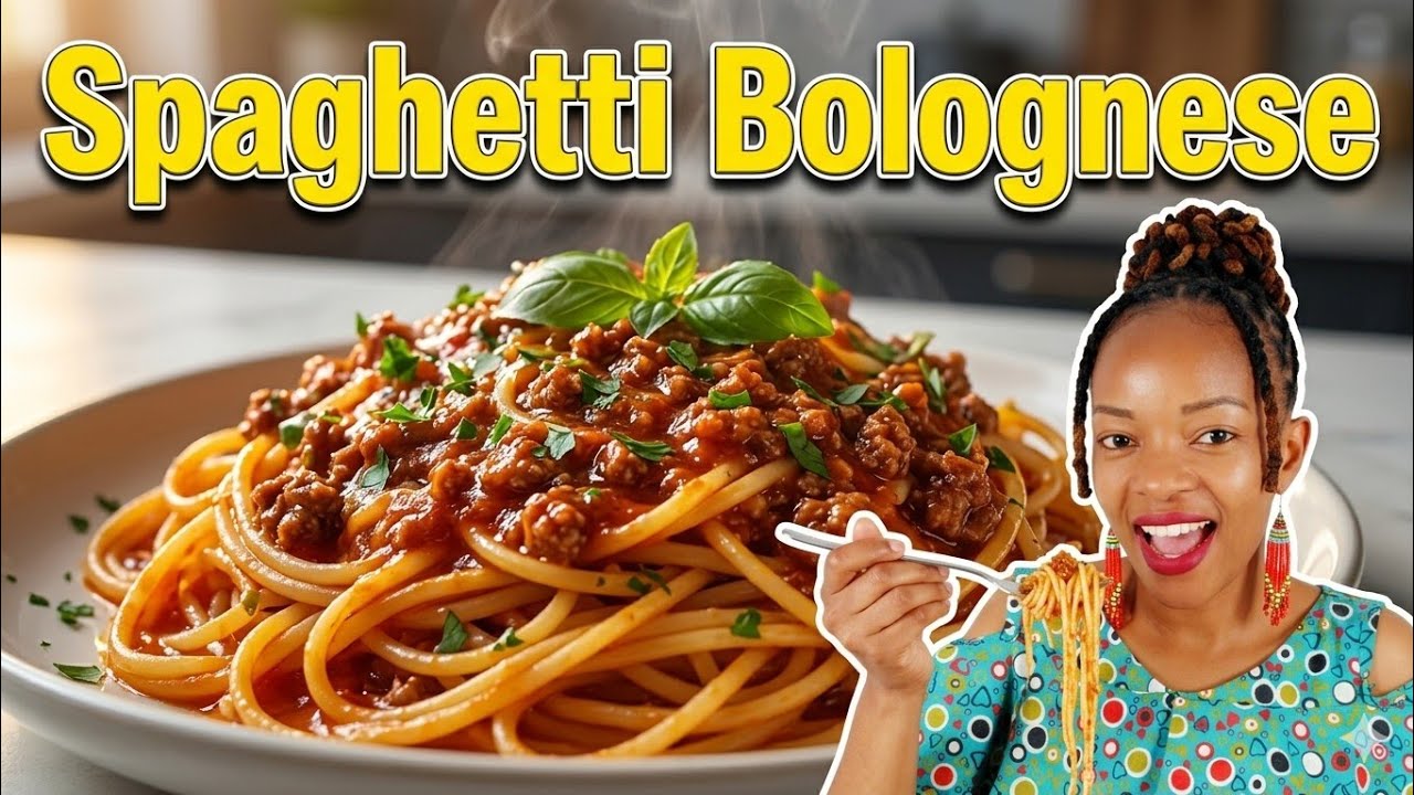 How to make spaghetti and minced beef || Homemade spaghetti Bolognese