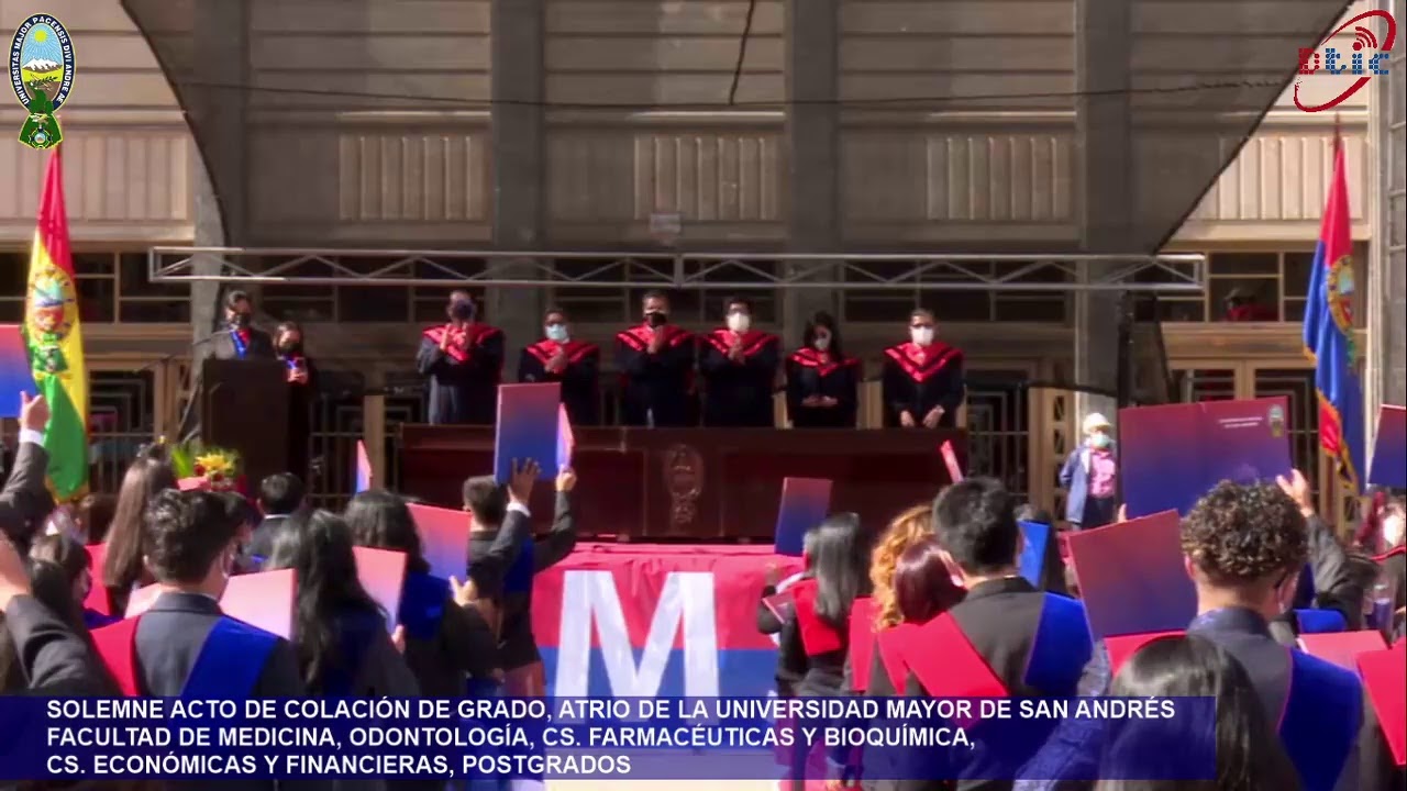 TERCER, SOLEMNE ACTO DE COLACIÓN DE GRADO, U.M.S.A, 14/05/2021