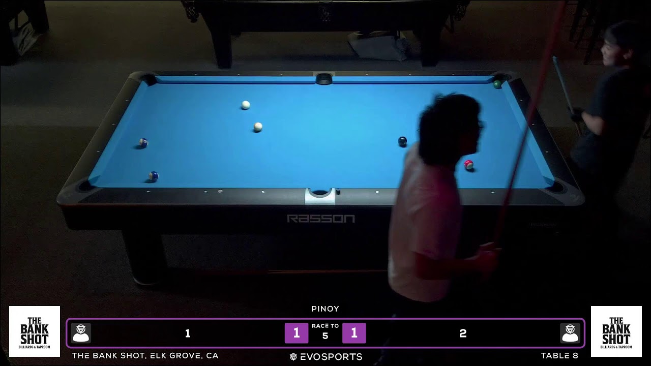 1 vs 2 - THE BANK SHOT - TABLE 8 | EvoSports