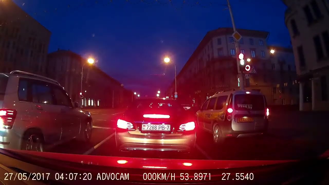 По ночному Минску 27-05-2017 (timelapse 4x)