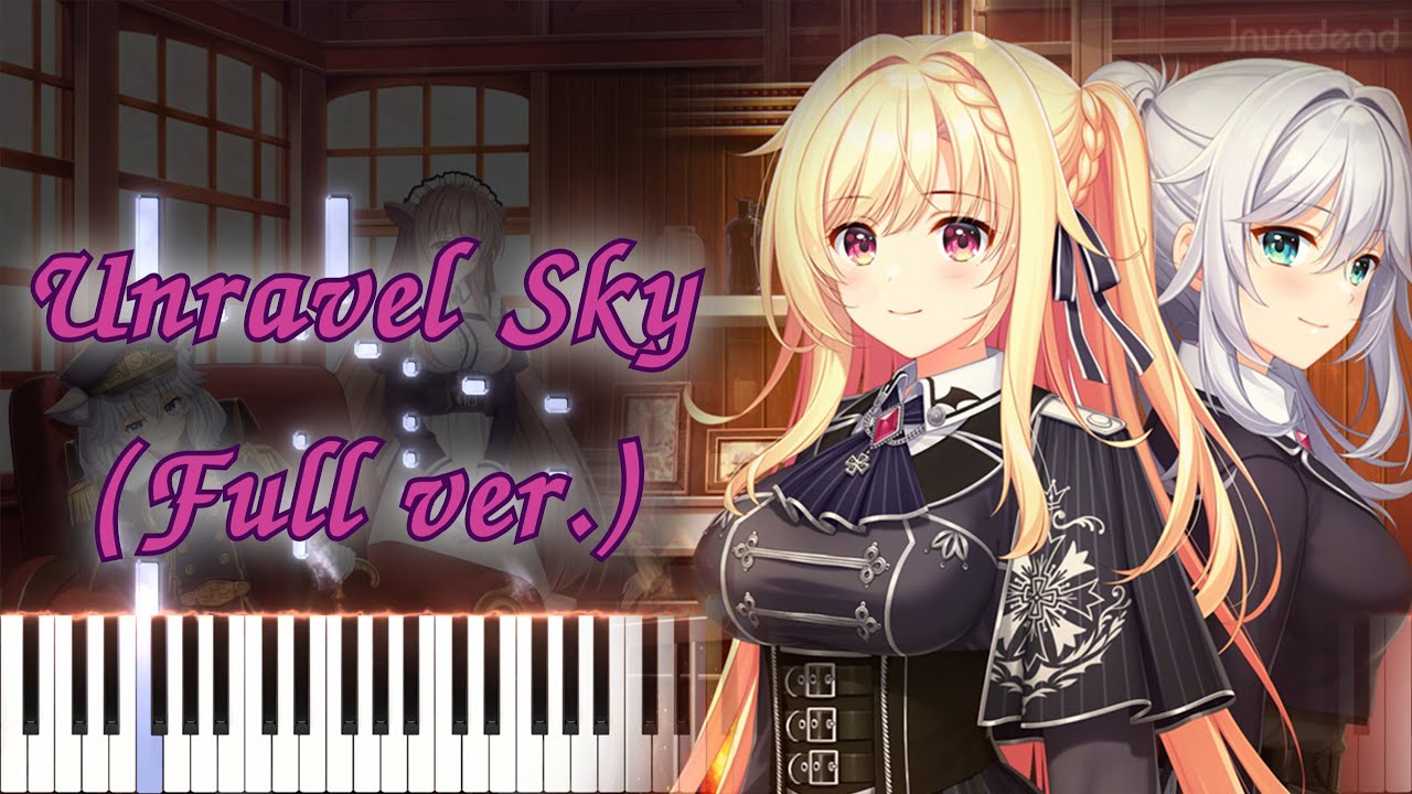 【アンラベル・トリガー OP】Unravel Sky/佐咲紗花 (フル) ピアノアレンジ