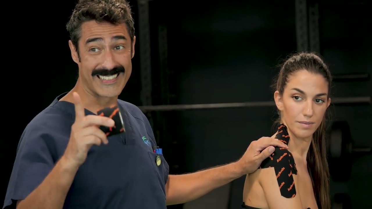 Vendaje hombro con KINESIOTAPE para el manguito del rotador  #FisiolutionProfesional