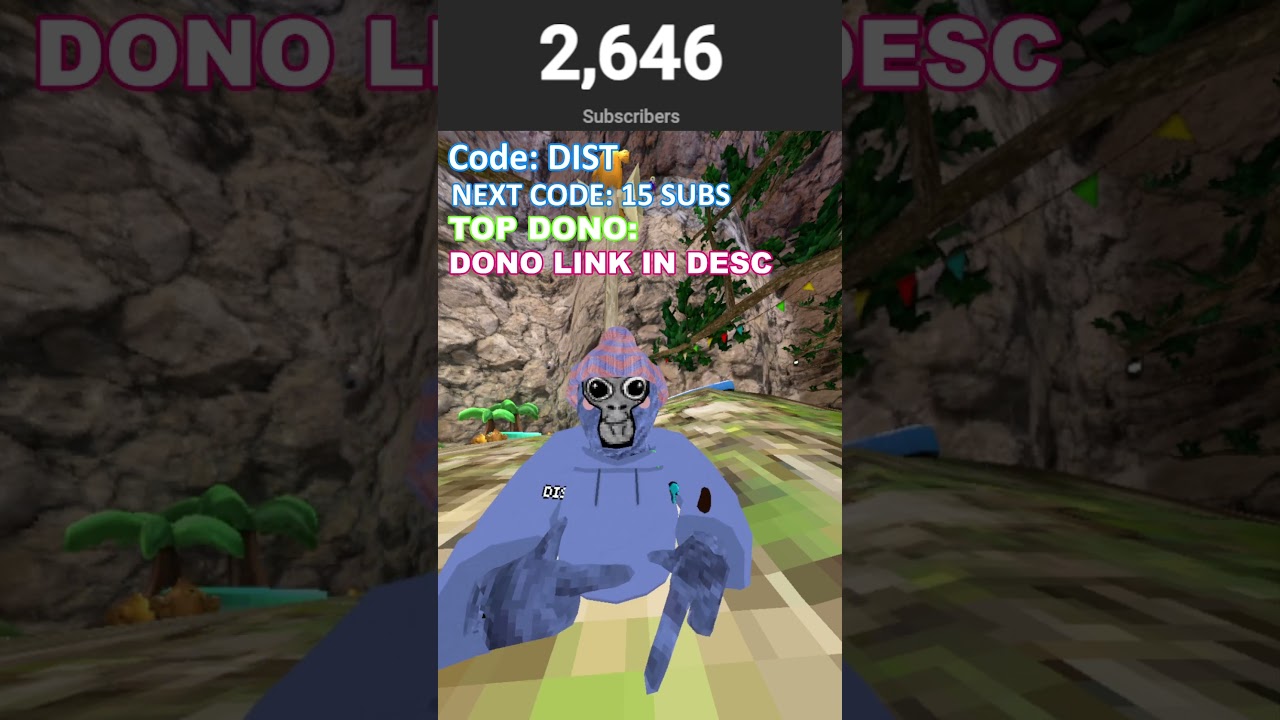 JOIN THE LIVE FOR MINIGAMES i guess.. #gorillatag