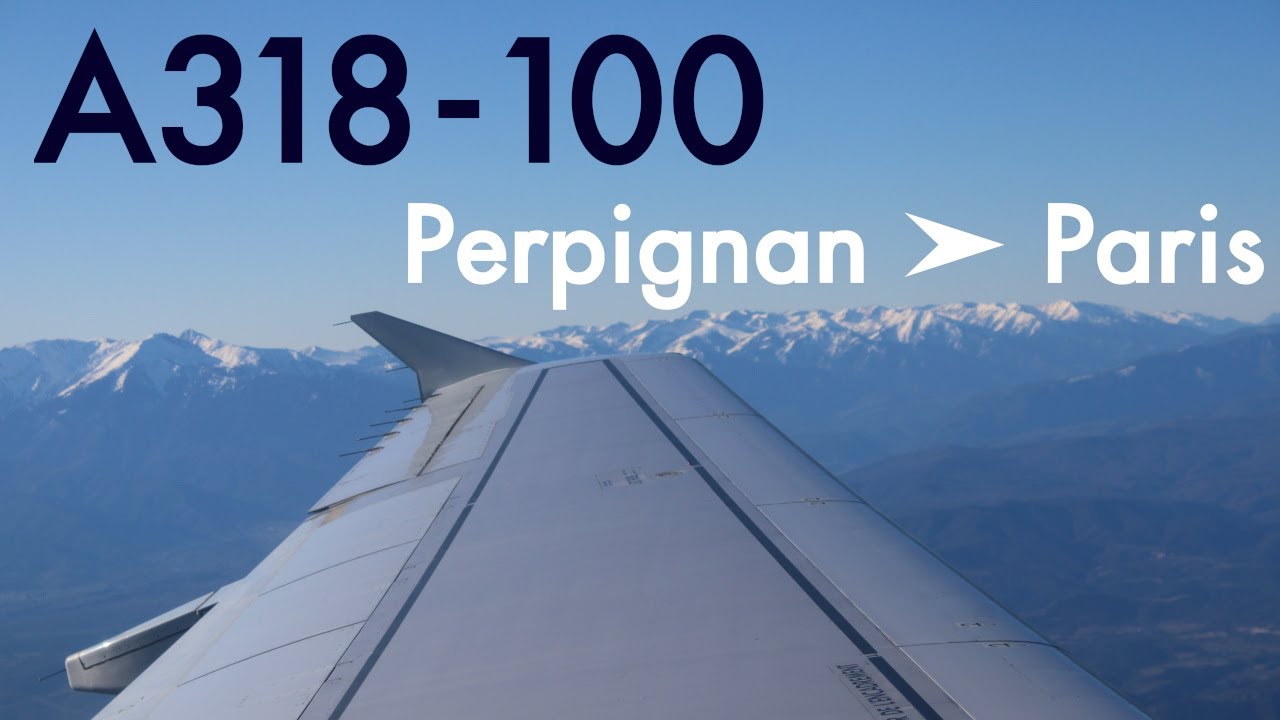 A318-100 AIR FRANCE Perpignan ► Paris (Orly) [2022-01-12]