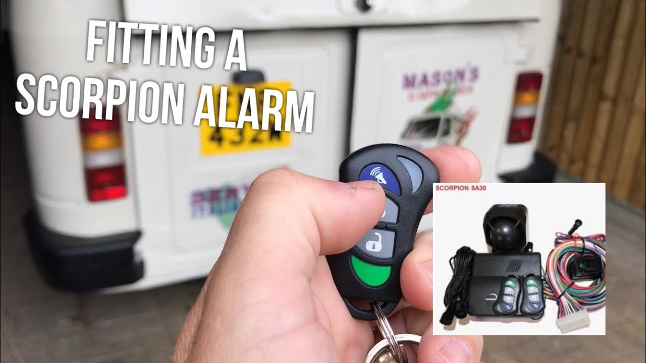 Fitting A Scorpion Alarm & Immobiliser To The Peugeot J9 Coffee Van
