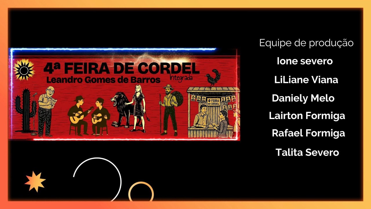 Documentário feira de cordel Leandro Gomes de Barros - Pombal 2025