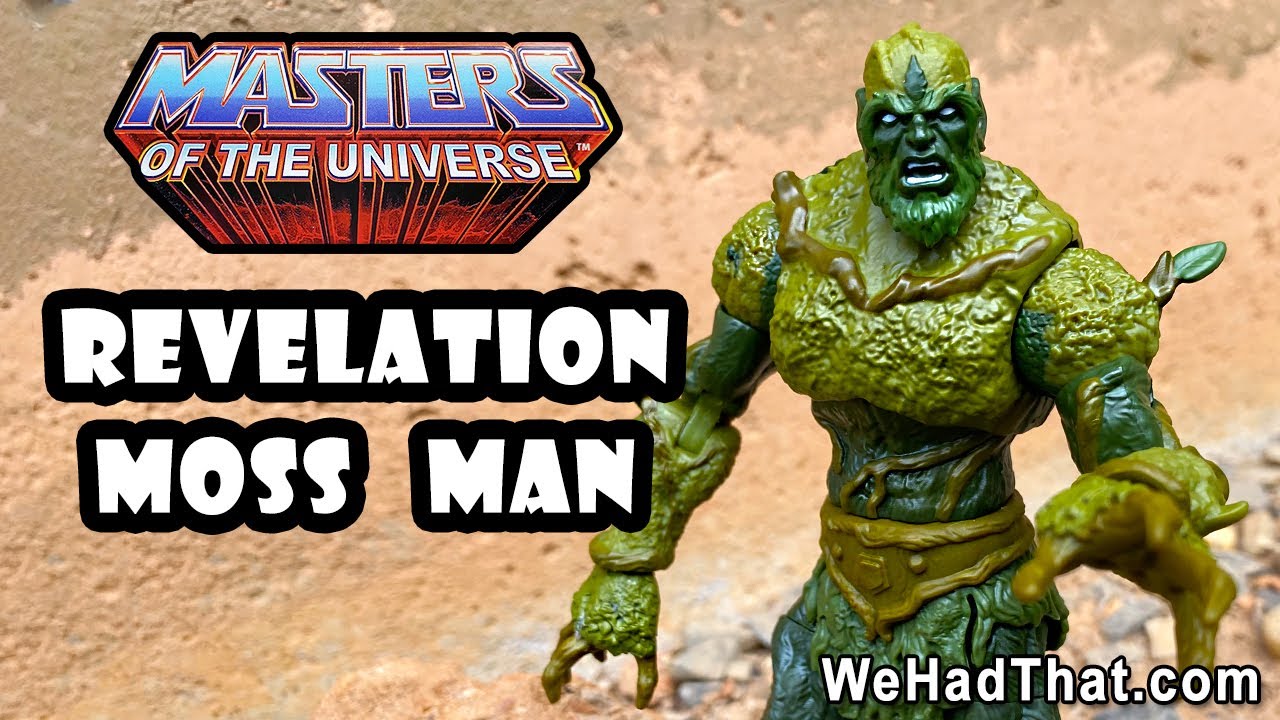 Moss Man: Masters of the Universe Revelation action figure Review Mattel