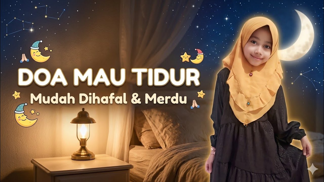 Doa mau tidur anak kecil dan ayah 