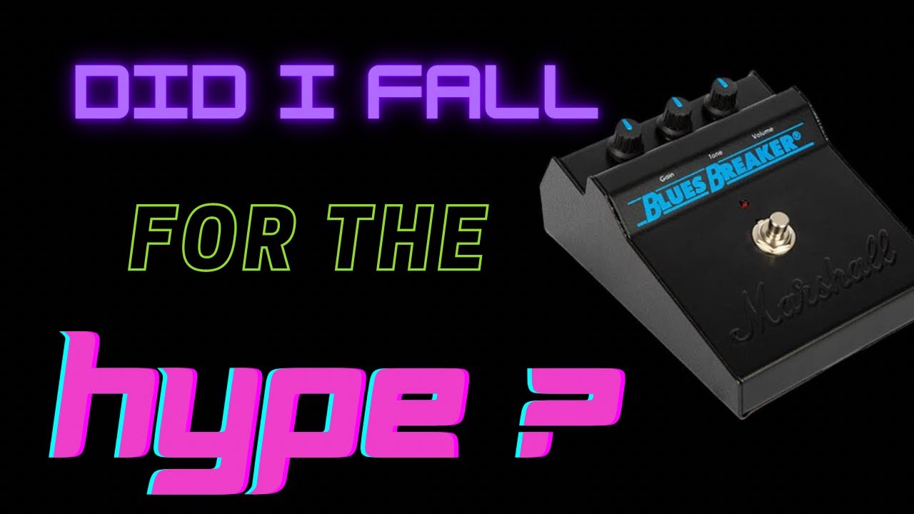 Were the Marshall Reissue pedals all hype? Marshall Bluesbreaker Pedal Review and Demo.