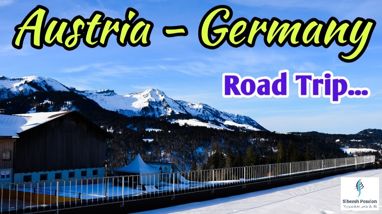 Austria – Germany Road Trip, Amazing View, Snow Hill Visuals, Hillside Videos