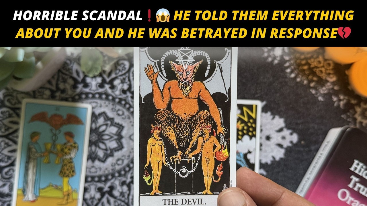 HORRIBLE SCANDAL❗️😱 HE TOLD THEM EVERYTHING ABOUT YOU AND HE WAS BETRAYED IN RESPONSE❗️💔
