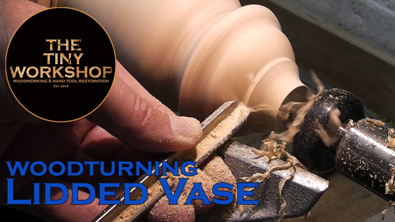 Woodturning - Little Lidded Vase / Urn