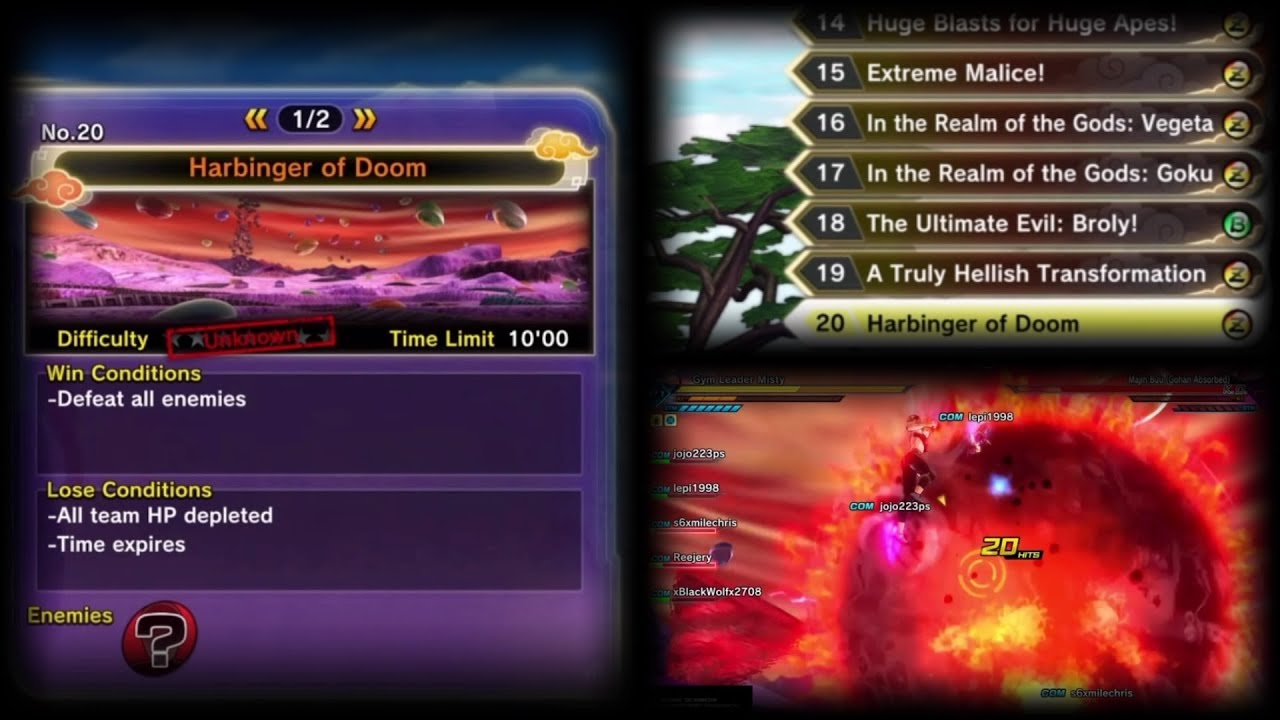 How to Beat Harbinger of Doom Offline in Dragon Ball Xenoverse 2