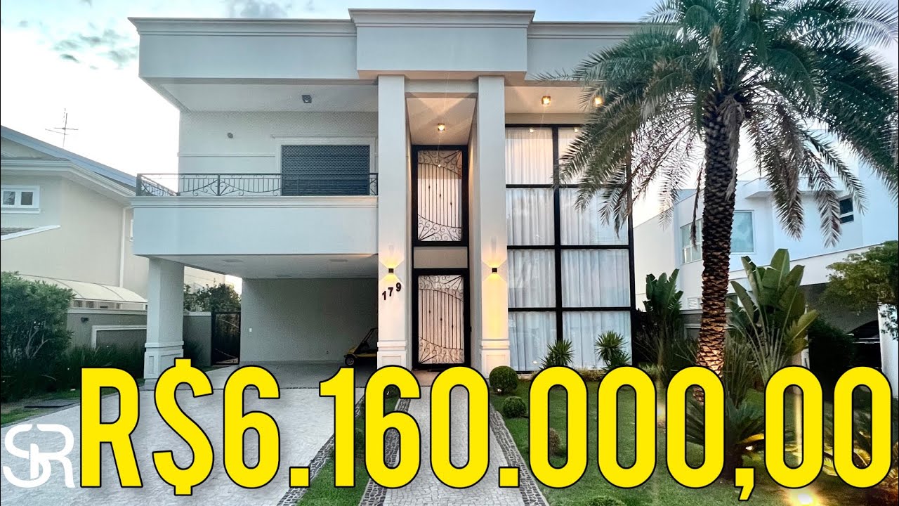 CASA DE LUXO COM 05 SUÍTES NO ALPHAVILLE CAMPINAS-SP SAMUEL | RIBEIRO BROKER