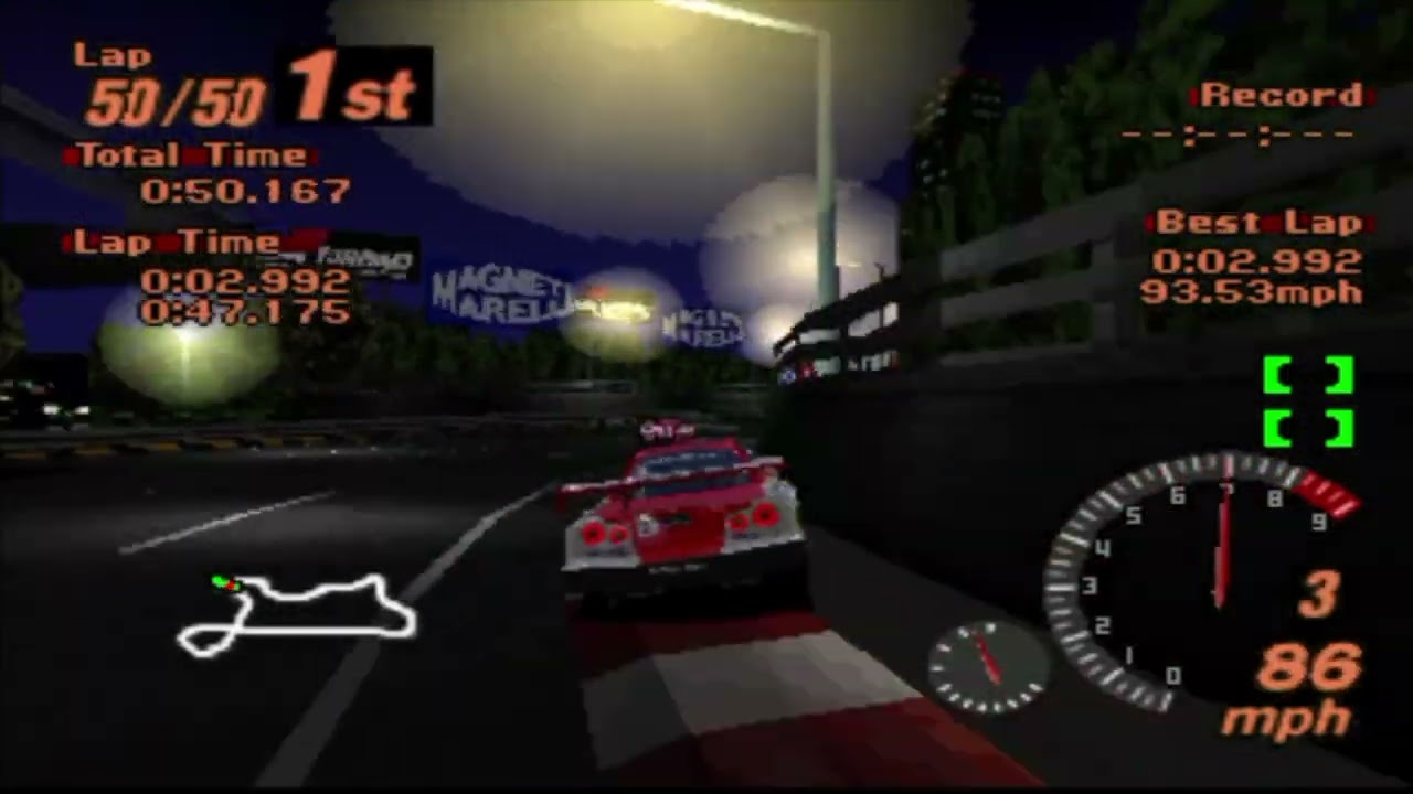 122 - Testing the new Skyline  - Gran Turismo 2 - ePSXe - Cheat Play