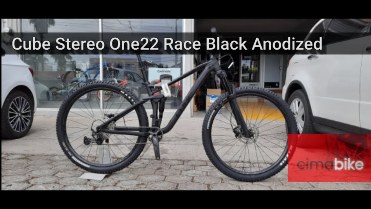 Cube Stereo One22 Race Black Anodized 2023.