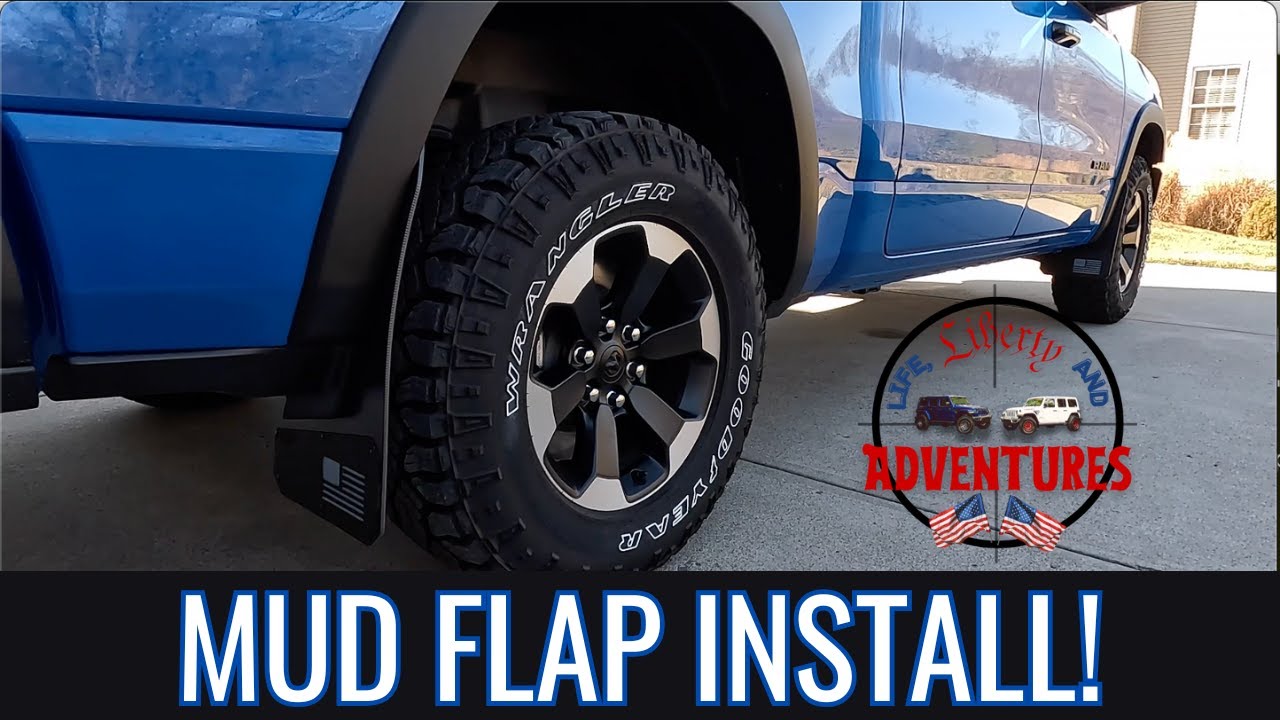 Ram Rebel Upgrade: Rekgen Mud Flaps Install & Review