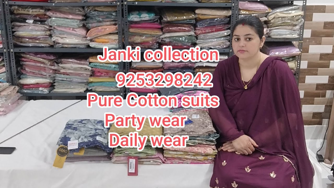 25/3/26# Ganga, Jay-Vijay & krish brand pure Cotton suits 💕Daily, Party wear# 🌈9253298242