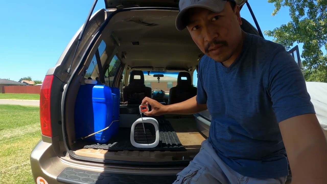 How to keep Yourself cool in summer CAMPING? #EvaCHILL #summer #camping #miniAC