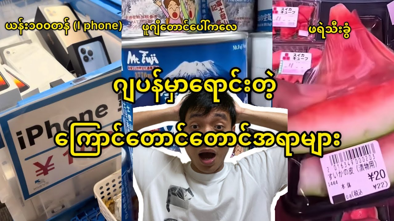 ဂျပန်မှာရောင်းတဲ့ ကြောင်တောင်တောင်အရာများ@HtooinJapan 