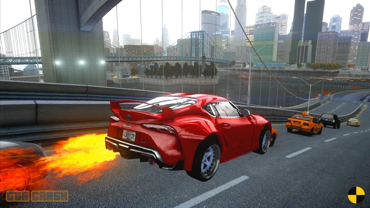 GTA 4 CRASH TESTING REAL CAR 725