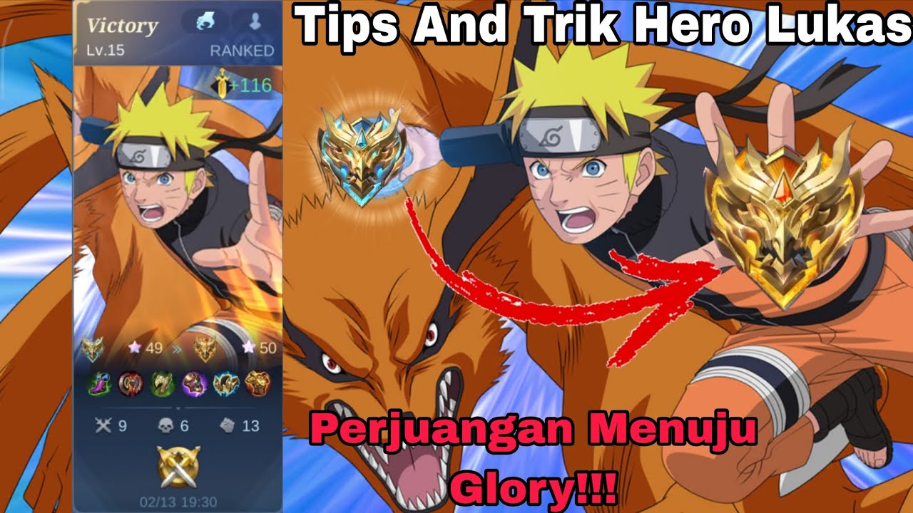 Hard game parah!!! -1 menuju glory dan tips cara main Lukas | MOBILE LEGEND INDONESIA