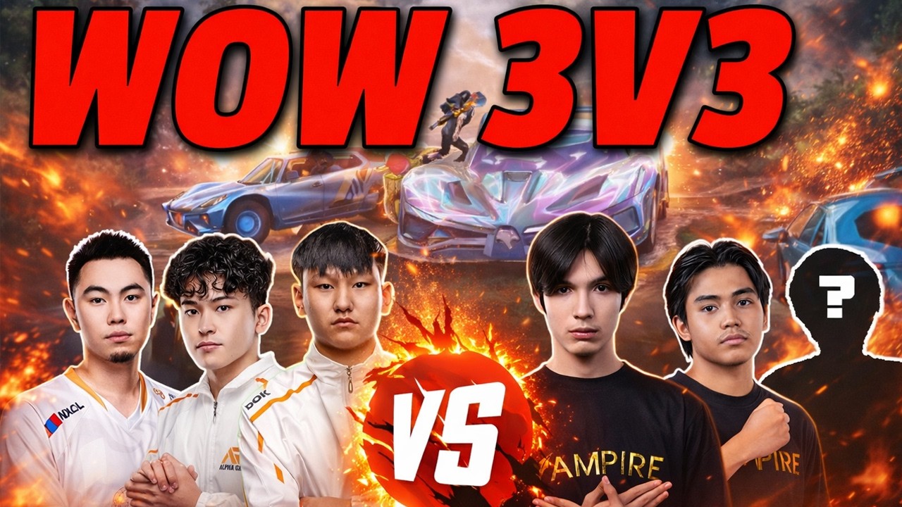 PUBG Mobile Dok Gameplay WOW 3v3 - APG VS VPE (Dok vs TonyK)