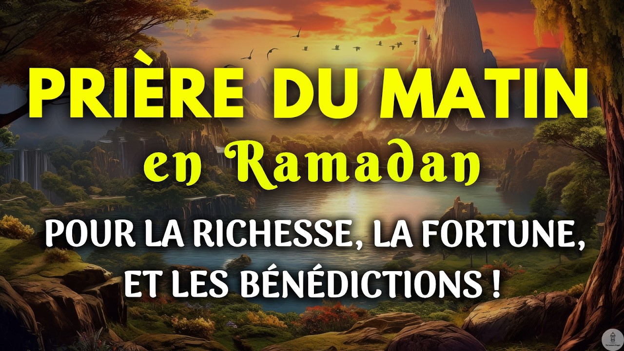 Doua Puissante du Matin 🌙 Ramadan – Pardon, Rizq, Protectionet et Bénédictions pour la Famille