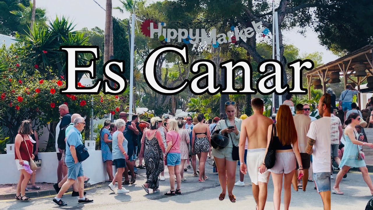 HIPPY MARKET AT ES CANAR IBIZA JUNE 4 UPDATE | Super crowded market full of people