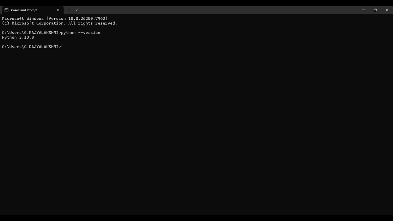 How to check python version 