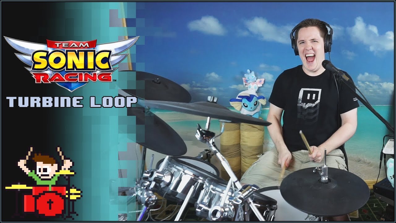 Team Sonic Racing - Turbine Loop On Drums!