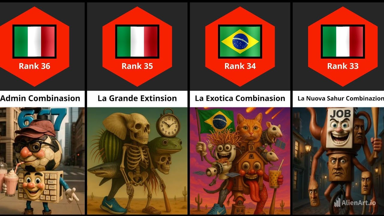 Comparison: Ranking All the Italian  Brainrot La Combinasion Memes