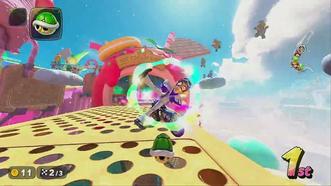 Mario Kart World Gameplay # 3 Waluigi at the Ice Flower Cup Grand Prix