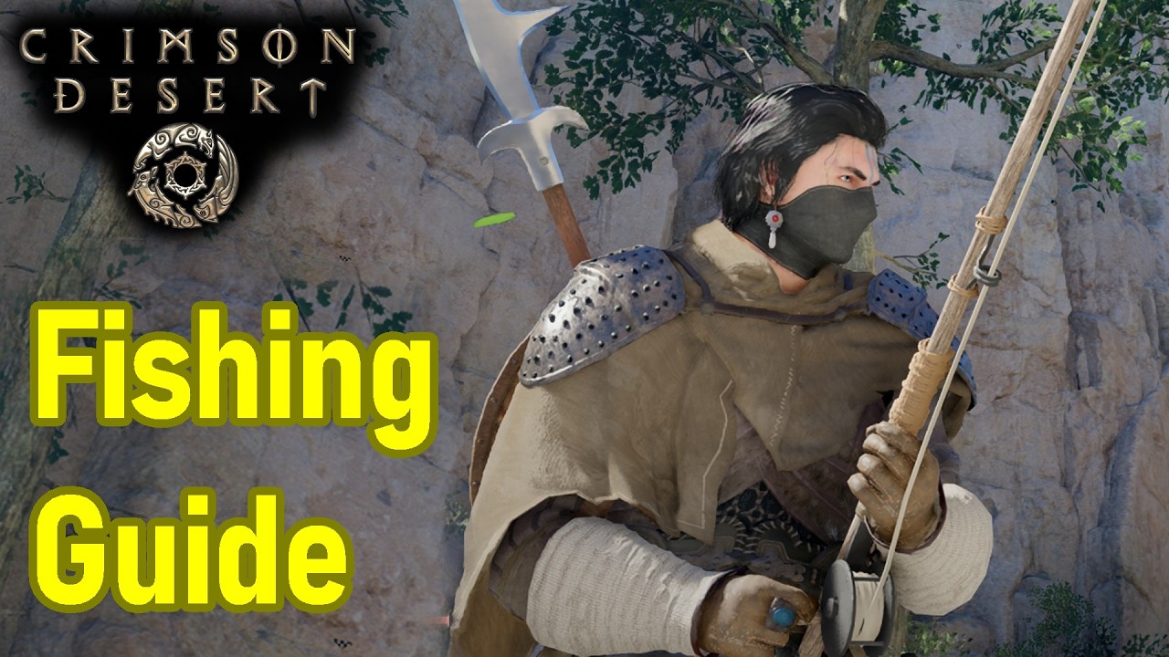 Руководство по рыбалке в Багровой пустыне: как ловить рыбу, как подматывать леску, удочки, легенд...