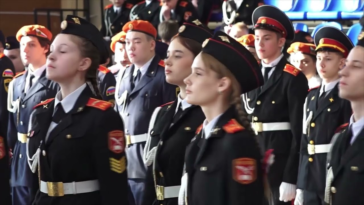 (3.03.2026) Городской смотр кадетских классов прошел в спортивном центре “Орлан”