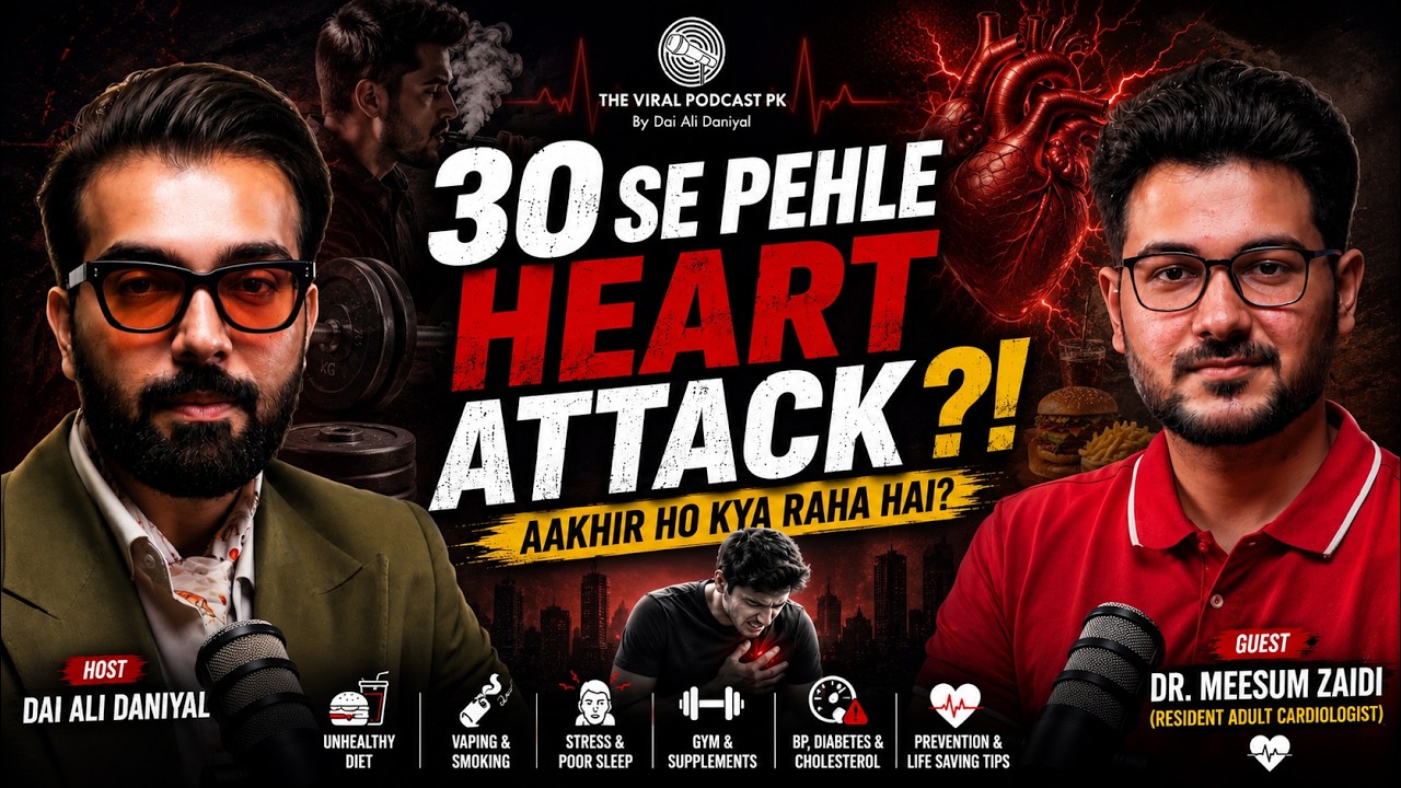 Heart Attack Before 30? What's Happening in Pakistan? | Cardiologist View | The Viral Podcast E10 S2