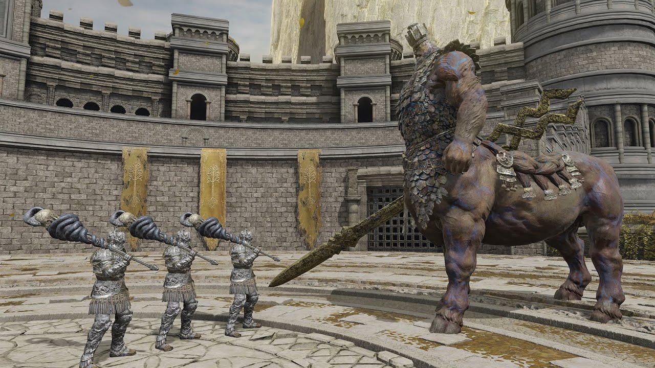 Everdark Sovereign Fulghor Vs 3x Old NPC - Elden Ring Nightreign