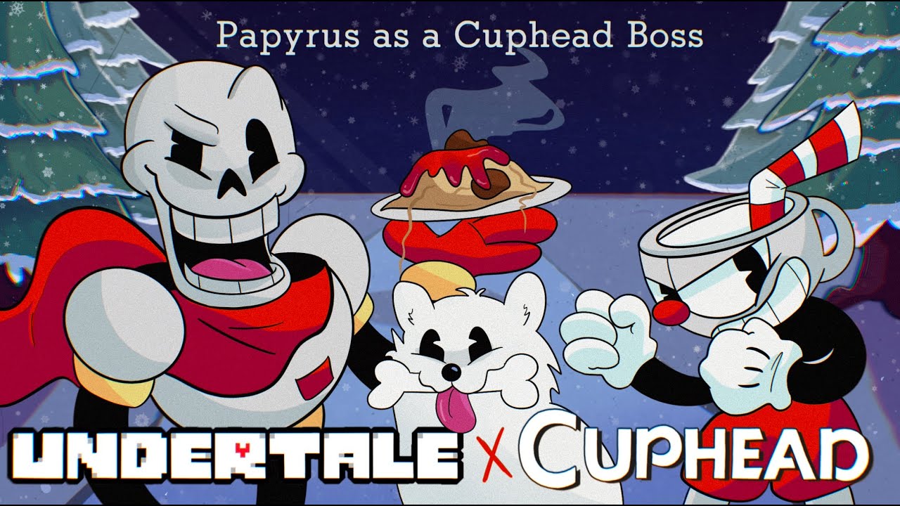 Papyrus as a Cuphead Boss (ANIMATION)