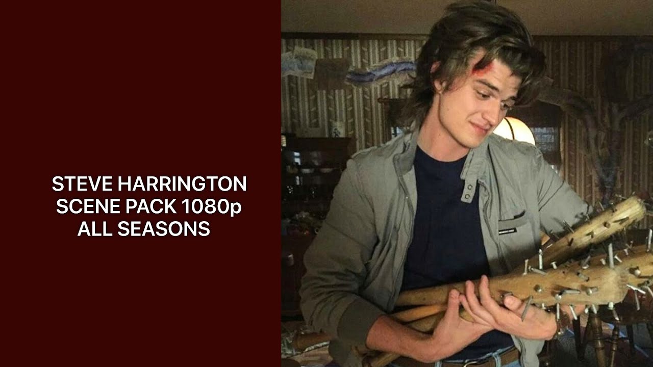 STEVE HARRINGTON SCENE PACK (all seasons 1080p w Sharpen + Brightness)
